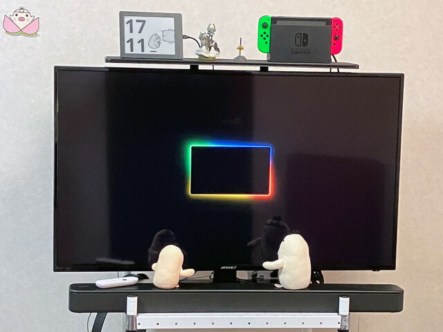 イケダム in 43インチ液晶モニター