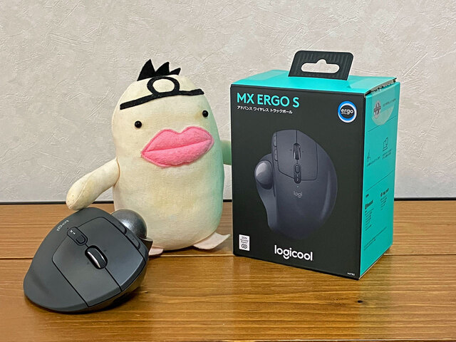 イケダム in トラックボールマウス(MX ERGO S)